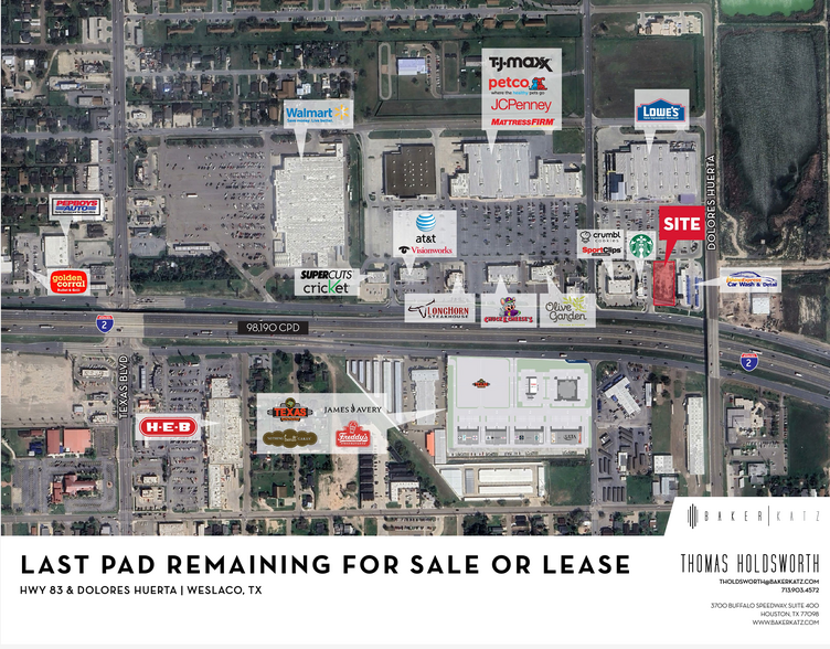 1015 E Expressway 83, Weslaco, TX à louer - Photo de l’immeuble – Image 1 sur 1
