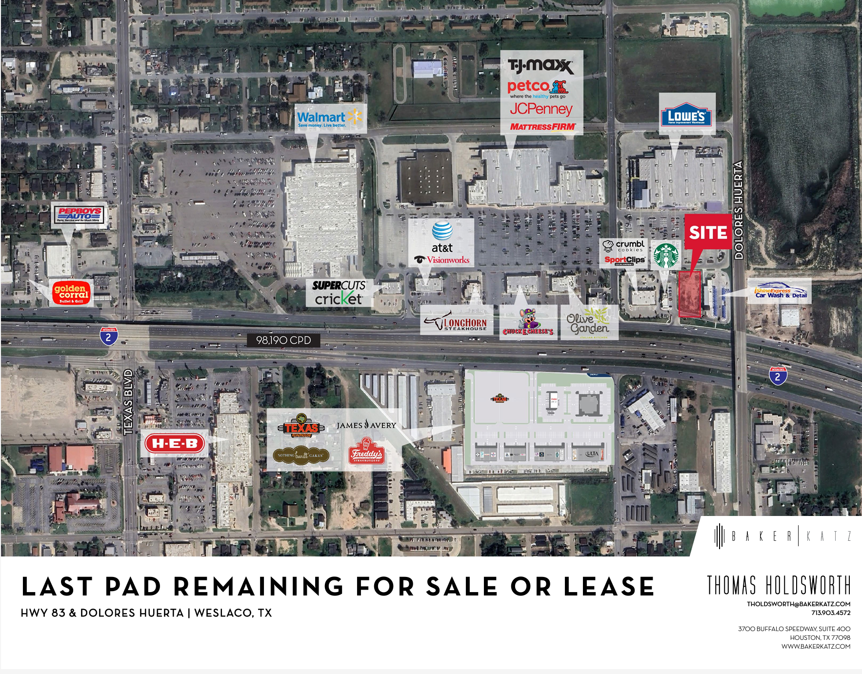 1015 E Expressway 83, Weslaco, TX à louer Photo de l’immeuble– Image 1 sur 2