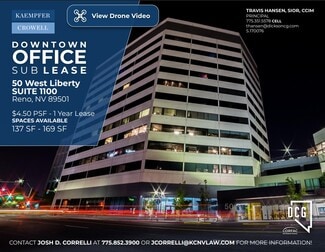 Plus de détails pour 50 W Liberty St, Reno, NV - Bureau à louer