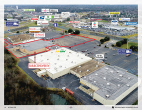 4035 Eastern Blvd, Montgomery, AL - VUE AÉRIENNE  vue de carte