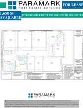 2774 Commerce Dr NW, Rochester, MN à louer Plan d’étage– Image 1 sur 1