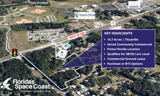 Plus de détails pour Us-1 and Dairy Road, Titusville, FL - Terrain à vendre