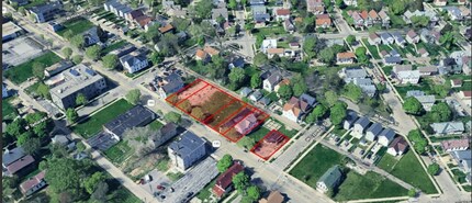 2458-2460 W Fond du Lac Ave, Milwaukee, WI - VUE AÉRIENNE  vue de carte