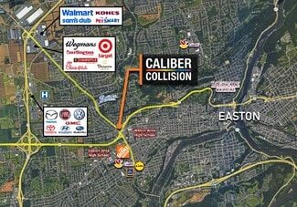 Plus de détails pour 2499 Northampton St, Easton, PA - Local commercial à vendre