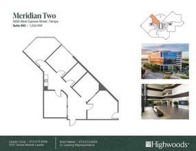 4350 W Cypress St, Tampa, FL à louer Plan d’étage– Image 1 sur 1