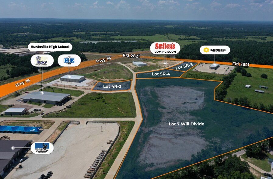 Hwy 19 & FM 2821, Huntsville, TX à vendre - Photo principale – Image 1 sur 4