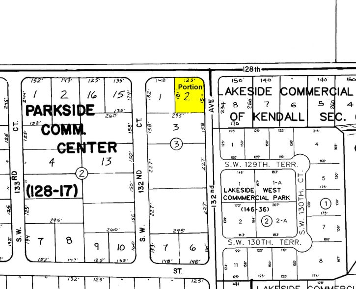 13200 SW 128th St, Miami, FL à louer - Plan cadastral – Image 2 sur 20