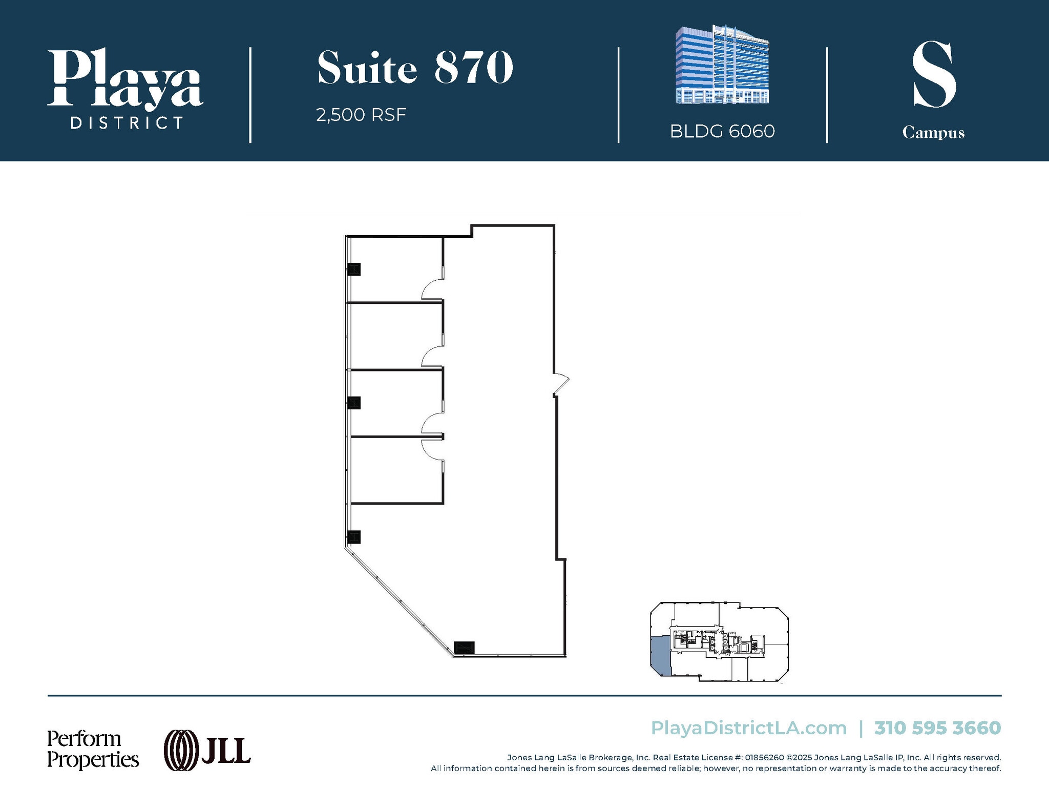 6100 Center Dr, Los Angeles, CA à louer Plan d’étage– Image 1 sur 1
