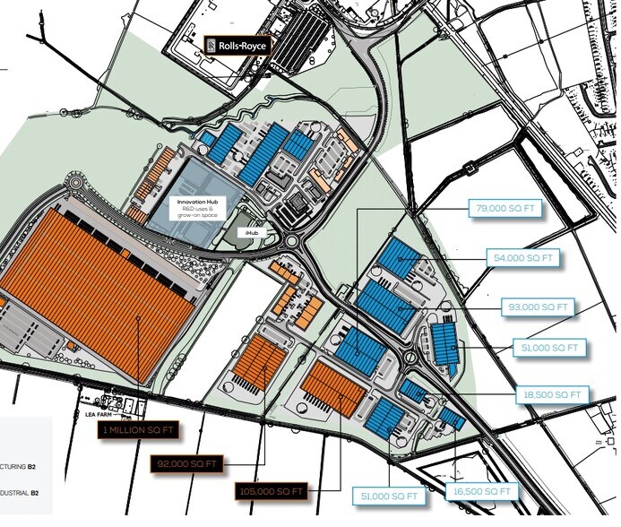 Sinfin Moor Ln, Derby à vendre - Plan de site – Image 2 sur 2