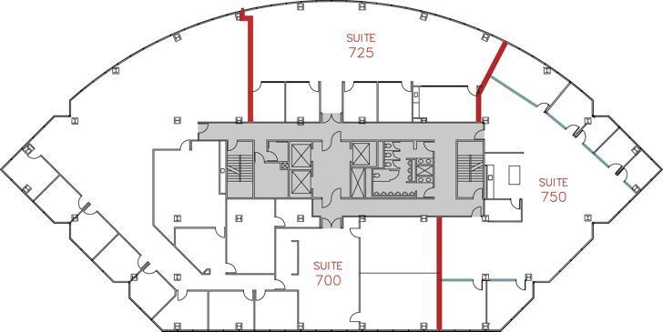 9255 Towne Centre Dr, San Diego, CA à louer Plan d’étage– Image 1 sur 9