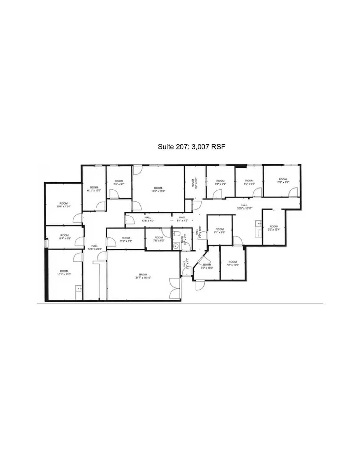 2801 Parklawn Dr, Midwest City, OK à louer Plan d’étage– Image 1 sur 1