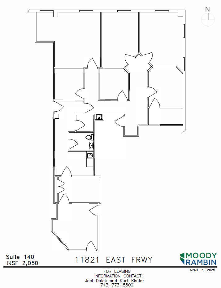 11821 E I-10 Fwy, Houston, TX à louer Plan d’étage– Image 1 sur 1