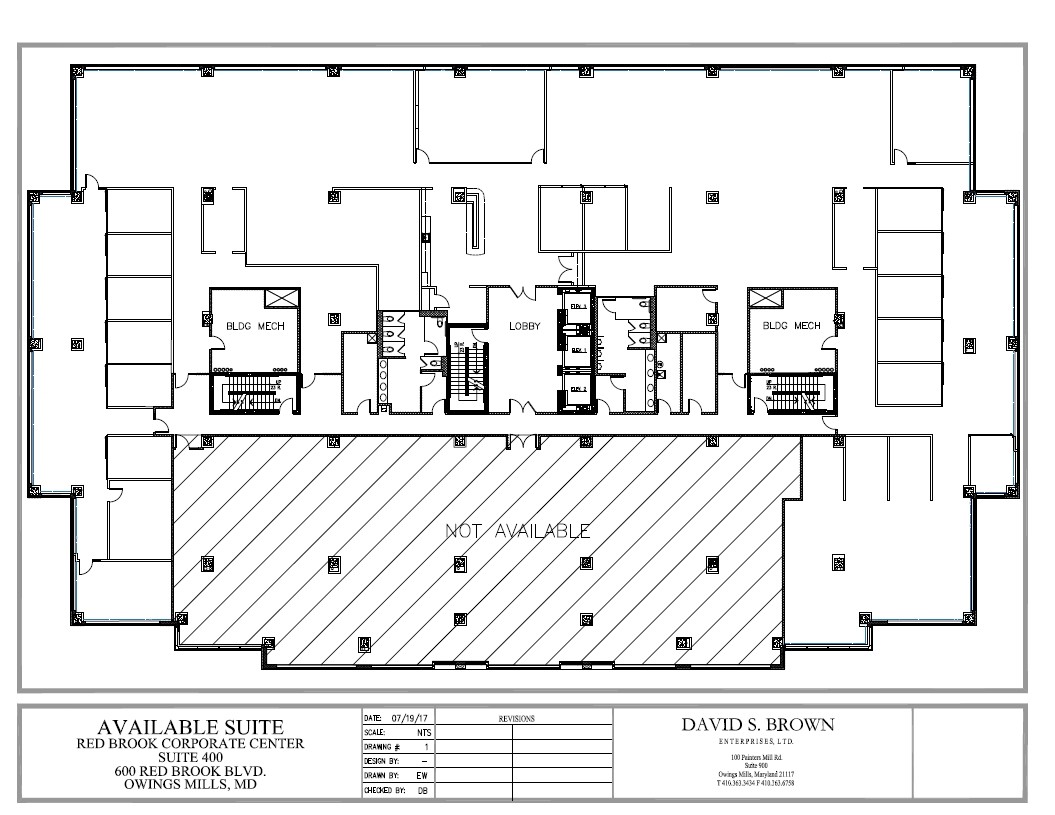 600 Red Brook Blvd, Owings Mills, MD à louer Plan d’étage– Image 1 sur 1