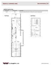 3435 El Camino Ave, Sacramento, CA à louer Plan de site– Image 1 sur 1