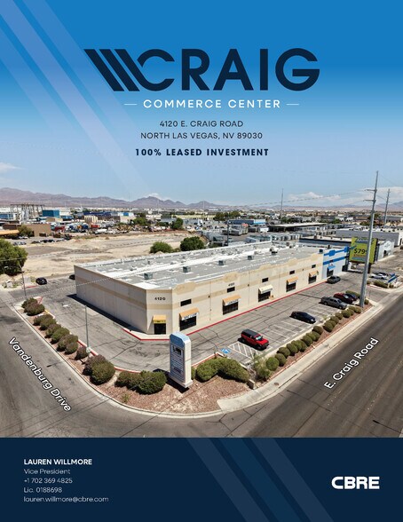 4120 E Craig Rd, North Las Vegas, NV à vendre - Aérien – Image 1 sur 7