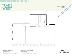 129 W Trade St, Charlotte, NC à louer Plan d’étage– Image 1 sur 1