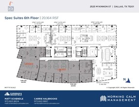 2525 McKinnon St, Dallas, TX à louer Plan d’étage– Image 2 sur 2