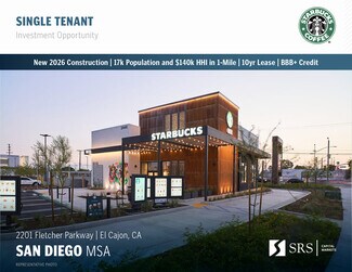 Plus de détails pour 2201 Fletcher Pkwy, El Cajon, CA - Local commercial à vendre