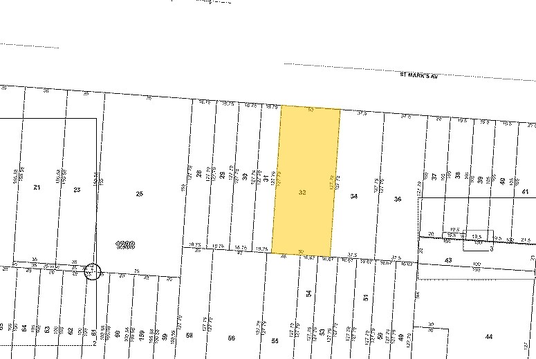 966 Saint Marks Ave, Brooklyn, NY à vendre - Plan cadastral – Image 2 sur 2