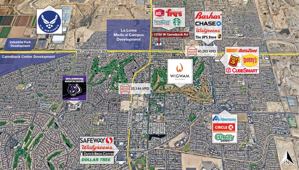 13760 W Camelback Rd, Litchfield Park, AZ à louer - Photo de l’immeuble – Image 3 sur 3