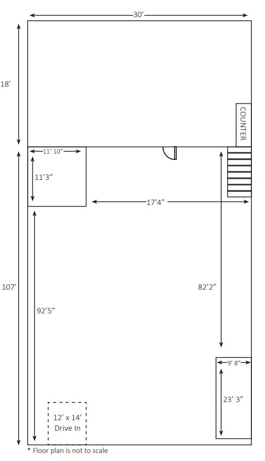 666 Goddard Ave NE, Calgary, AB à louer Plan d’étage– Image 1 sur 2