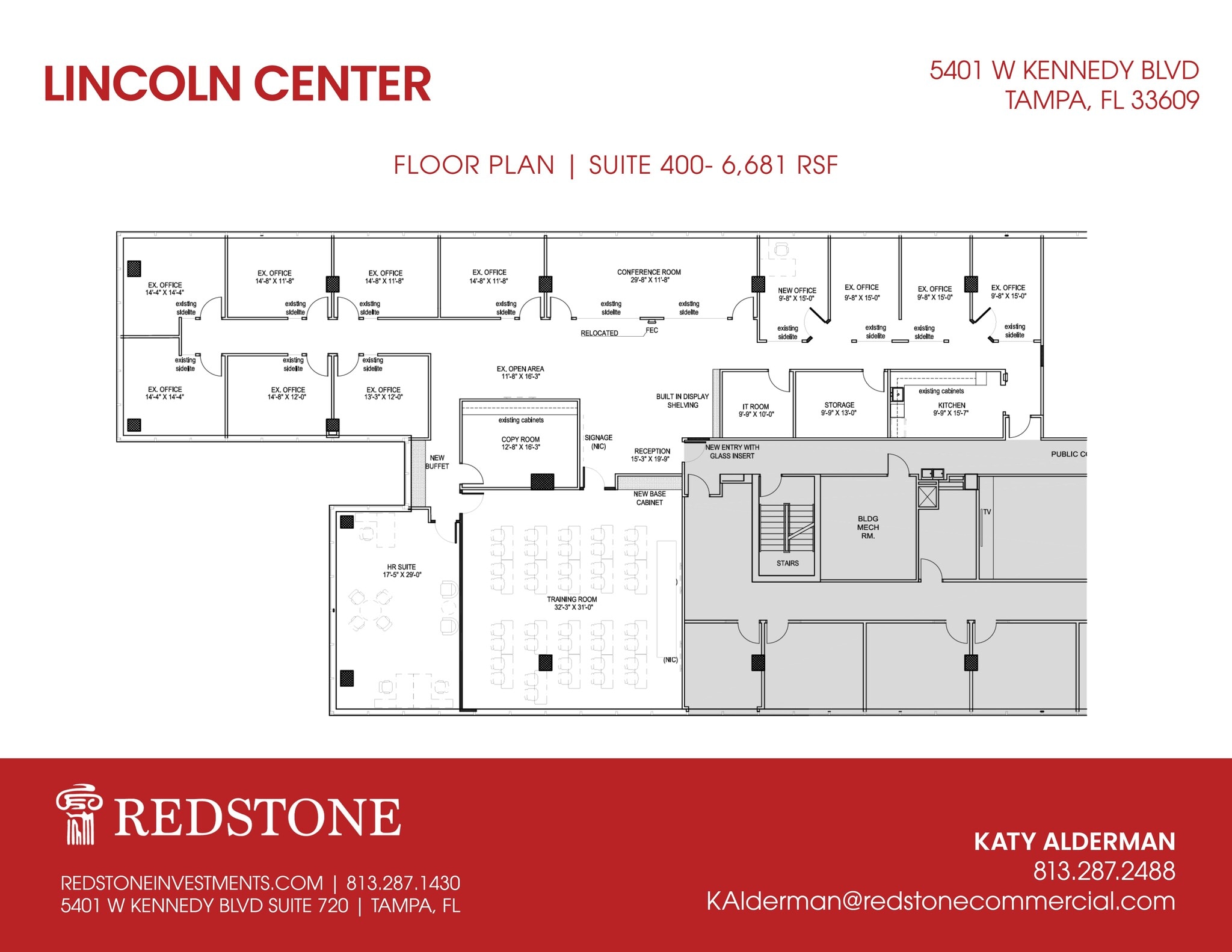 5401 W Kennedy Blvd, Tampa, FL à louer Plan de site– Image 1 sur 4