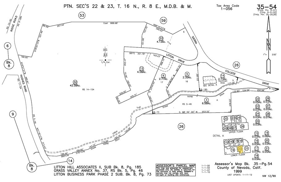 280 Sierra College Dr, Grass Valley, CA à vendre - Plan cadastral – Image 3 sur 7