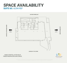 10050 Constellation Blvd, Los Angeles, CA à louer Plan d’étage– Image 2 sur 2