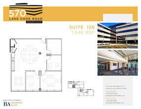 570 Lake Cook Rd, Deerfield, IL à louer Plan d’étage– Image 1 sur 1