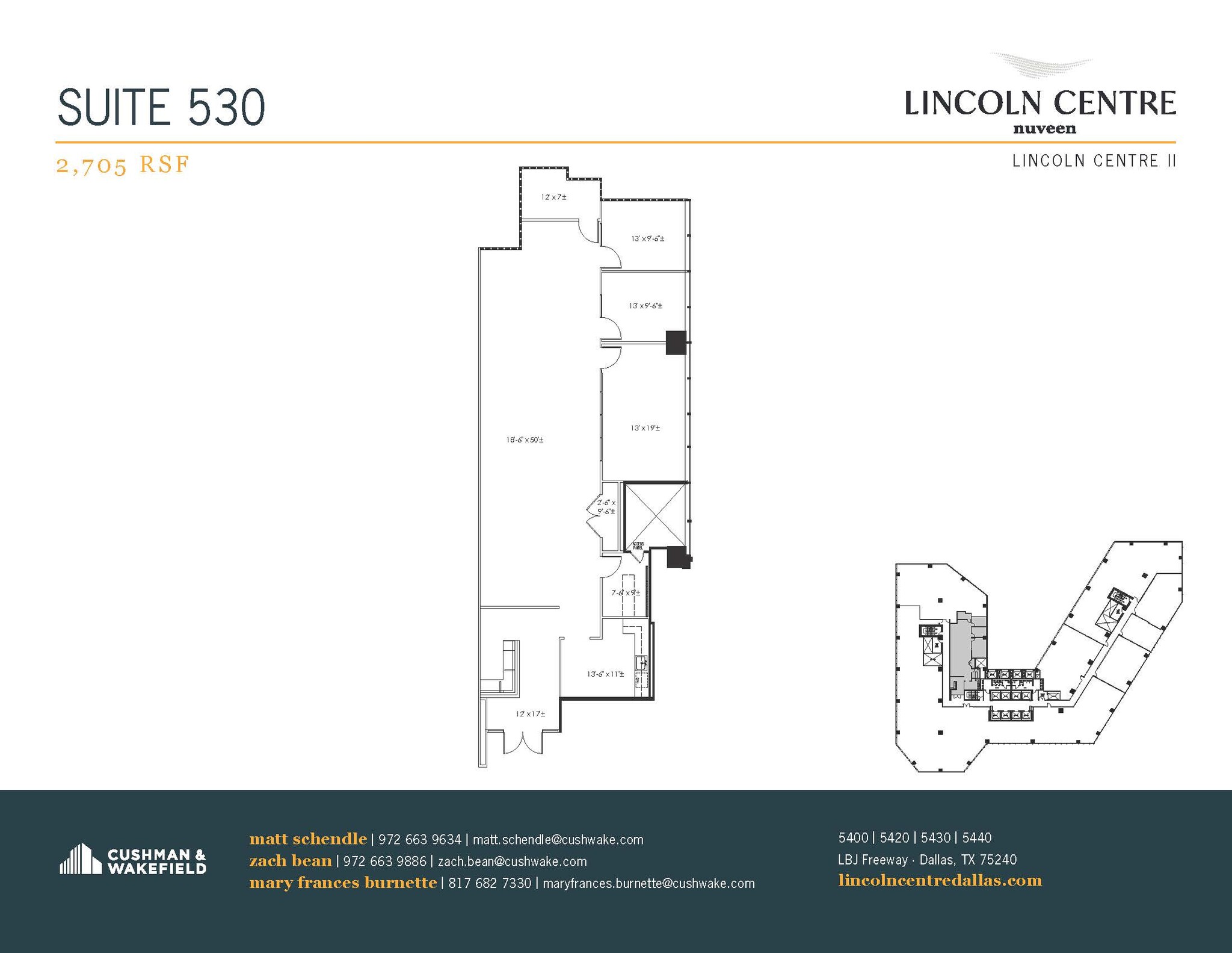 5400 Lyndon B Johnson Fwy, Dallas, TX à louer Plan d’étage– Image 1 sur 1