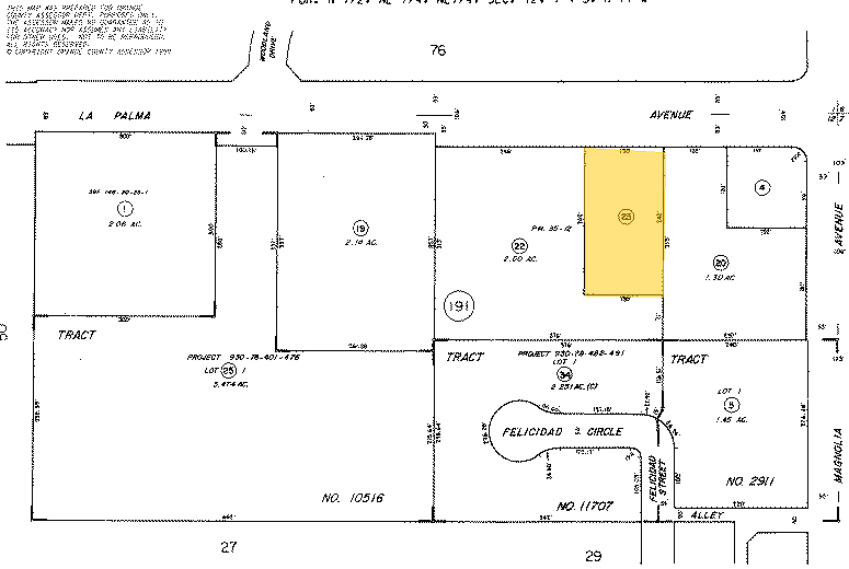 2618-2636 W La Palma Ave, Anaheim, CA à louer - Plan cadastral – Image 2 sur 5