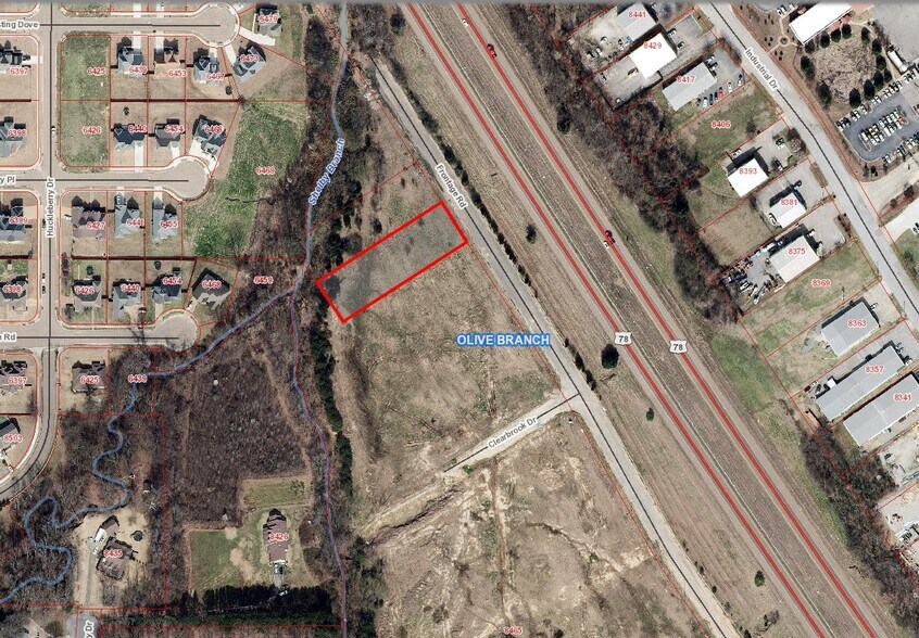 Frontage, Olive Branch, MS à vendre - Photo principale – Image 1 sur 4