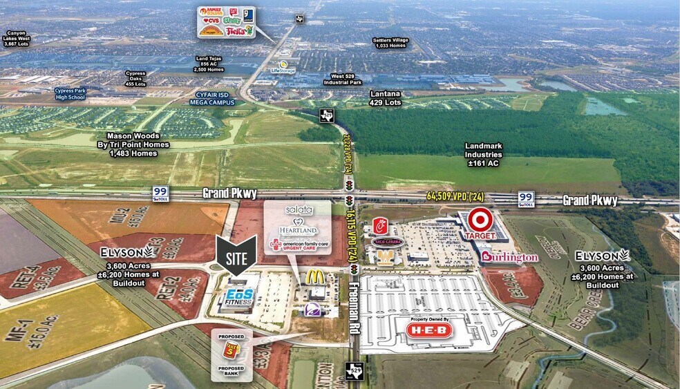 NWC of FM 529 & Elyson Exchange Way, Katy, TX à louer - Photo de l’immeuble – Image 2 sur 5