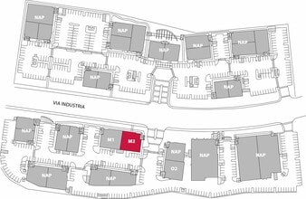 27375-27381 Via Industria, Temecula, CA à louer Plan de site– Image 1 sur 1