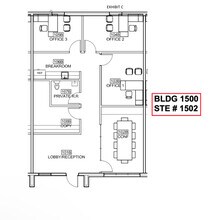 1325 Main St, Katy, TX à louer Plan d’étage– Image 2 sur 2