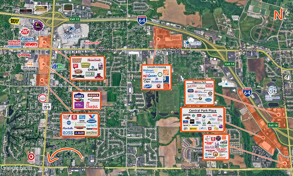 4608-4660 N Illinois St, Fairview Heights, IL à louer - Photo de l’immeuble – Image 3 sur 11