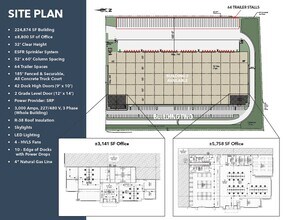 8711 W Jefferson St, Tolleson, AZ à louer Plan de site– Image 1 sur 1