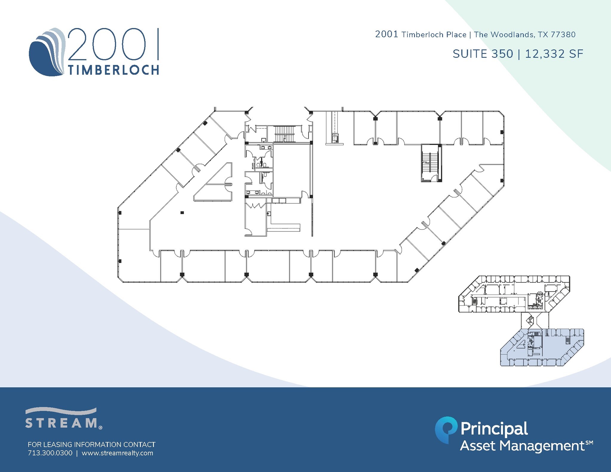 2001 Timberloch, The Woodlands, TX à louer Plan d’étage– Image 1 sur 1