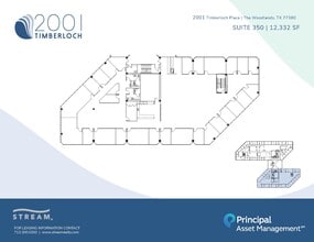 2001 Timberloch, The Woodlands, TX à louer Plan d’étage– Image 1 sur 1