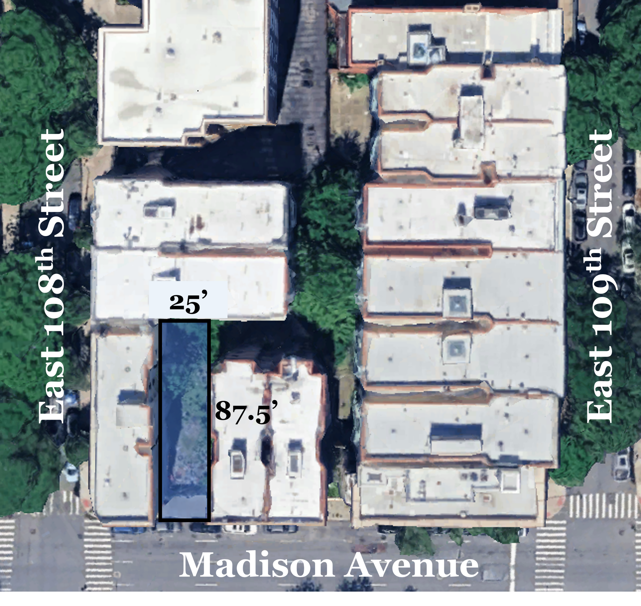 1620 Madison Ave, New York, NY à vendre Aérien– Image 1 sur 4