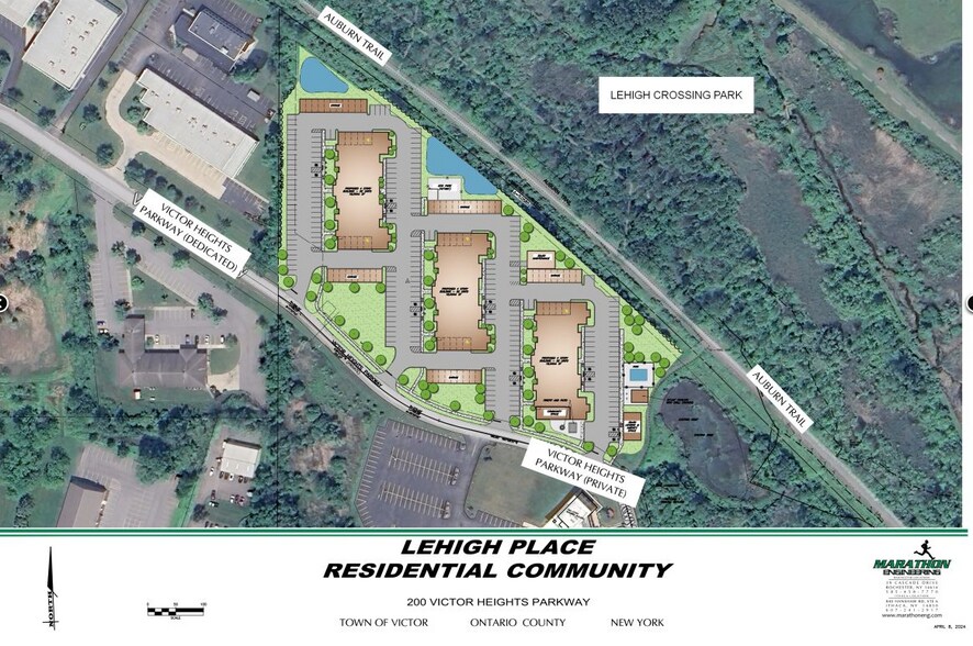 155 Victor Heights Pky, Victor, NY à vendre - Plan de site – Image 3 sur 4
