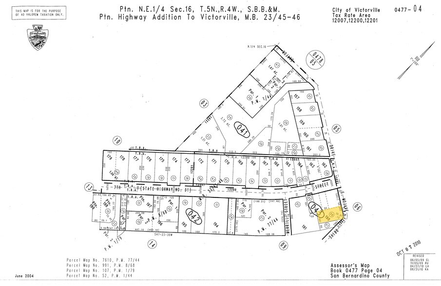 15191 7th St, Victorville, CA à vendre - Plan cadastral – Image 2 sur 30