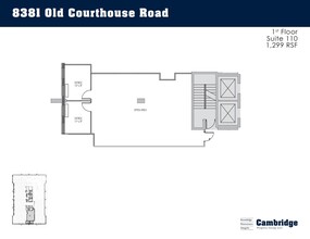 8381 Old Courthouse Rd, Vienna, VA à louer Plan d’étage– Image 1 sur 1