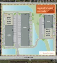 830 17th St E, Palmetto, FL à louer Plan de site– Image 2 sur 2