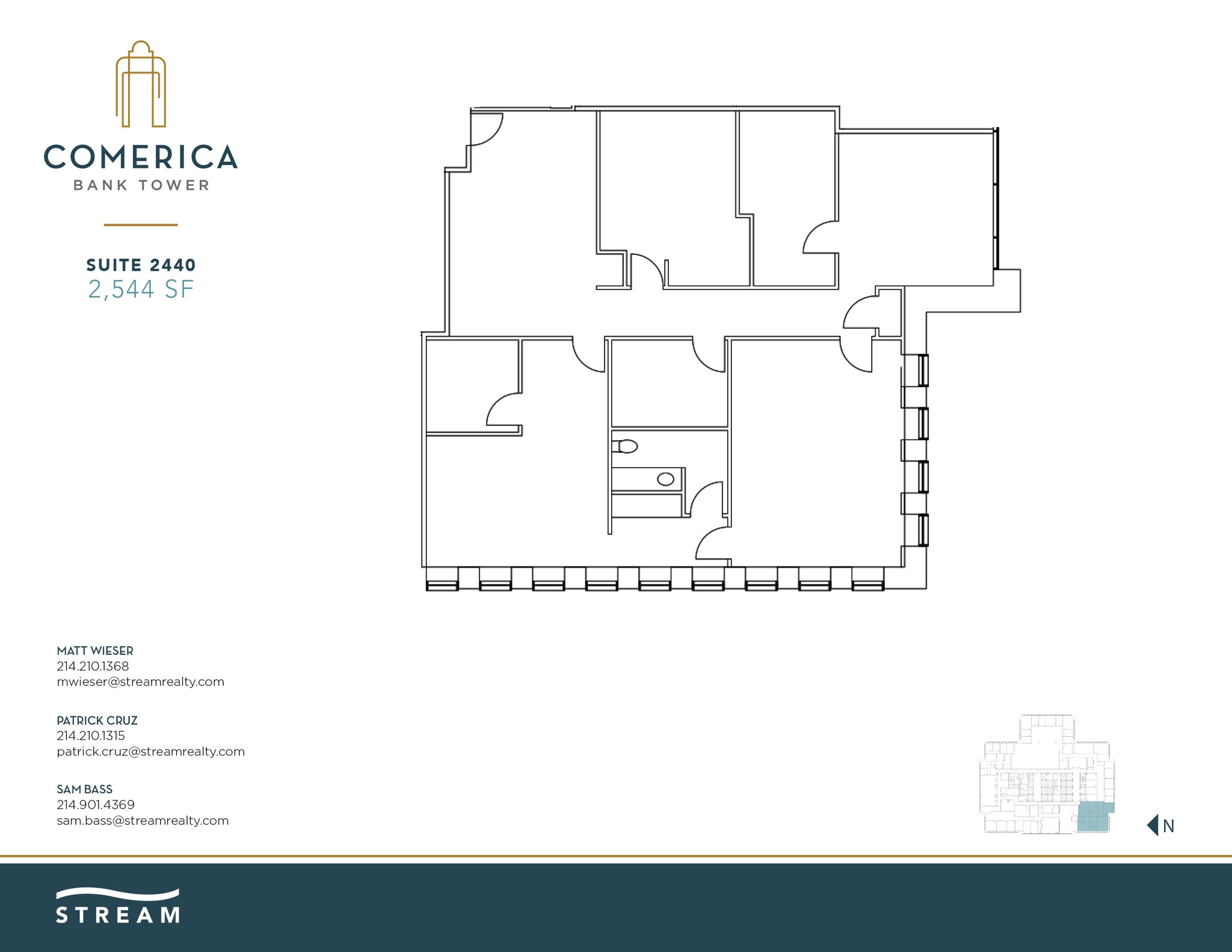1717 Main St, Dallas, TX à louer Plan d’étage– Image 1 sur 1