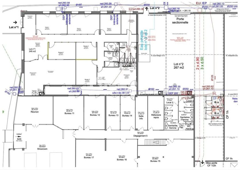 Local d’activités dans Reyrieux à louer - Plan d’étage – Image 3 sur 8