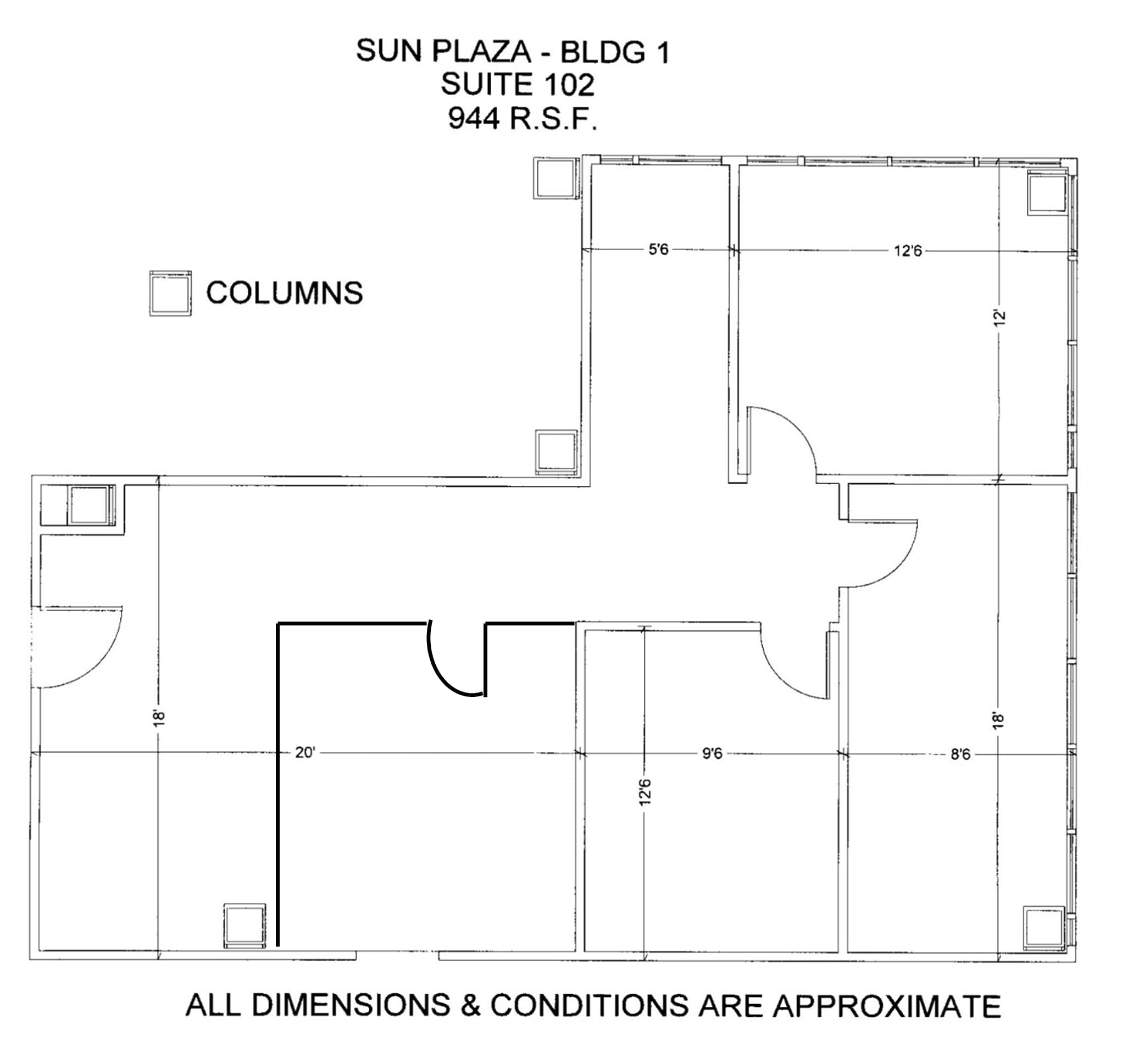 3353-3397 W Vine St, Kissimmee, FL à louer Plan d’étage– Image 1 sur 1