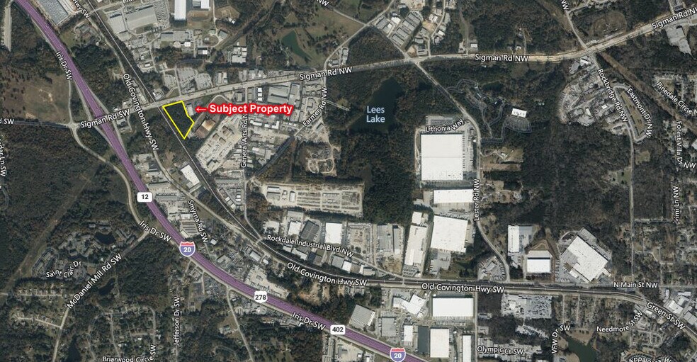 2130 Sigman Rd NW, Conyers, GA à vendre - Aérien – Image 2 sur 2