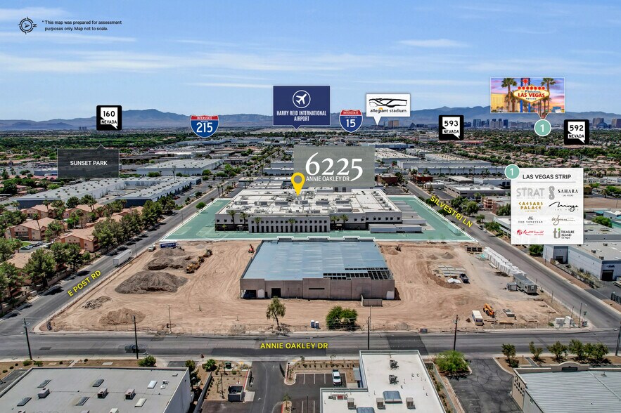 6225 Annie Oakley Dr, Las Vegas, NV à vendre - Aérien – Image 2 sur 10