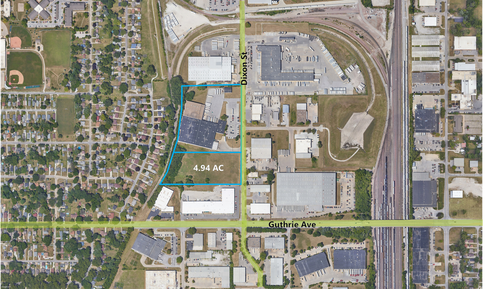 2500 Dixon St, Des Moines, IA à vendre - Aérien – Image 1 sur 6